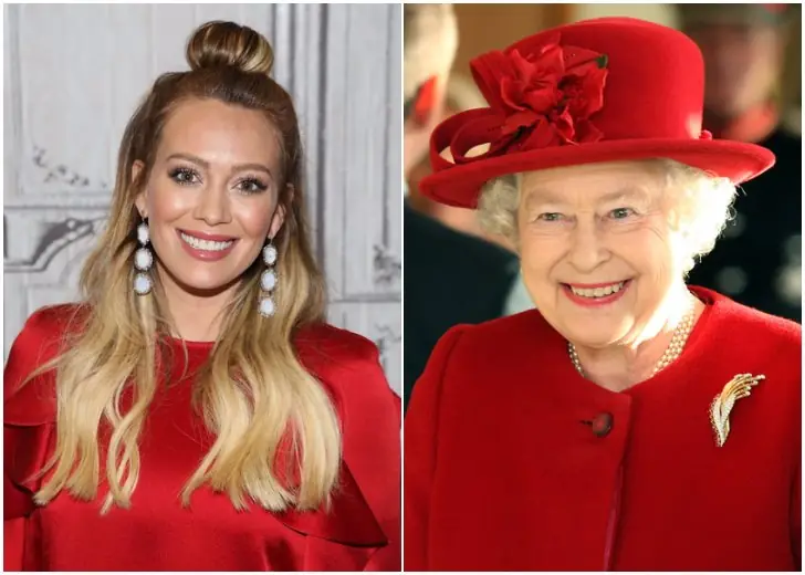 Hilary Duff and Queen Elizabeth II – 18th cousins