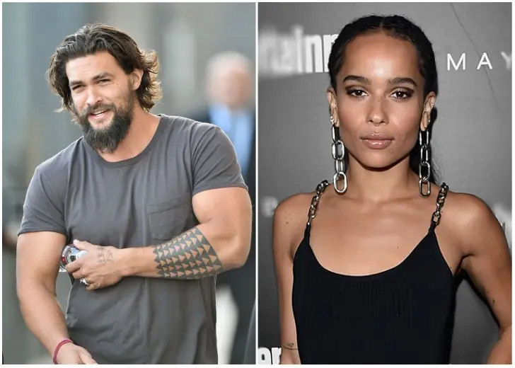 Jason Momoa and Zoë Kravitz – Stepdad/stepdaughter
