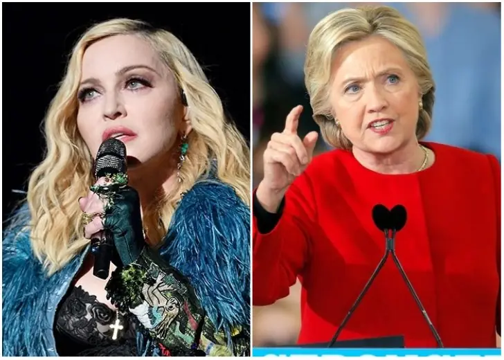 Madonna and Hillary Clinton – Distant cousins